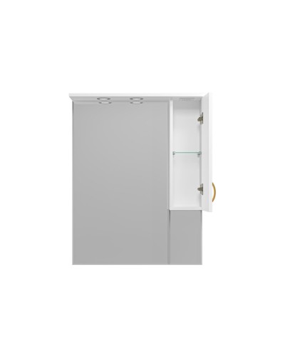 Амбра - 80 зеркало-шкаф прав. (свет)