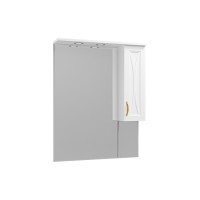 Амбра - 80 зеркало-шкаф прав. (свет)