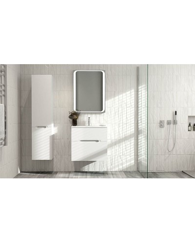 Зеркало Jorno Modul 65 Mоl.02.60/W с подсветкой с сенсорным выключателем