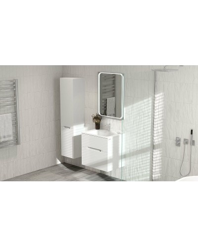 Зеркало Jorno Modul 65 Mоl.02.60/W с подсветкой с сенсорным выключателем