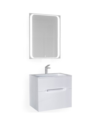 Зеркало Jorno Modul 65 Mоl.02.60/W с подсветкой с сенсорным выключателем