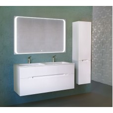 Зеркало Jorno Modul 120 Mоl.02.120/W с подсветкой с сенсорным выключателем