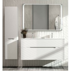 Зеркало Jorno Modul 120 Mоl.02.120/W с подсветкой с сенсорным выключателем