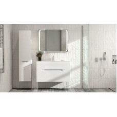 Зеркало Jorno Modul 120 Mоl.02.120/W с подсветкой с сенсорным выключателем