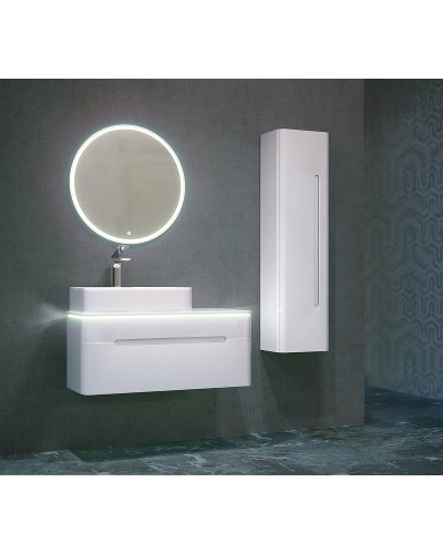 Зеркало Jorno Shine 65 Shi.02.65/W с подсветкой с сенсорным выключателем