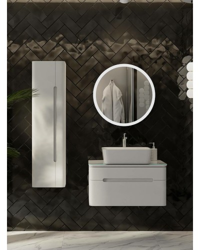 Зеркало Jorno Shine 65 Shi.02.65/W с подсветкой с сенсорным выключателем