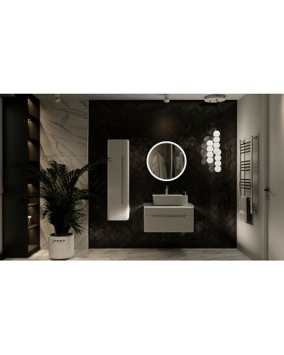 Зеркало Jorno Shine 65 Shi.02.65/W с подсветкой с сенсорным выключателем