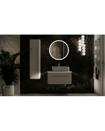 Зеркало Jorno Shine 65 Shi.02.65/W с подсветкой с сенсорным выключателем