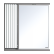 BALATON - 80 Зеркало-шкаф левый, комбинированный