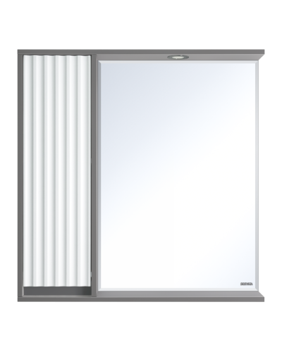 BALATON - 80 Зеркало-шкаф левый, комбинированный