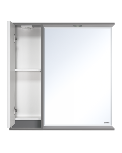 BALATON - 80 Зеркало-шкаф левый, комбинированный