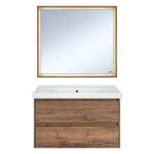 Dallas - 90 Зеркало свет ДСП (Дуб Галифакс)