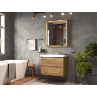 Dallas - 90 Зеркало свет ДСП (Дуб Галифакс)