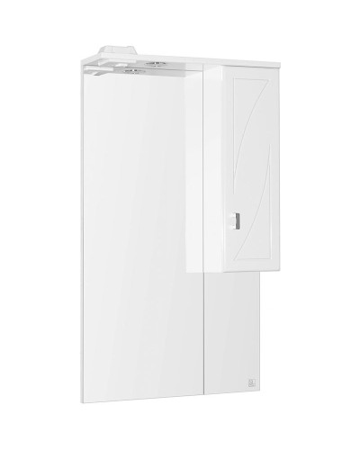 Зеркало со шкафом Style Line Лана 60 СС-00002254 с подсветкой Белое