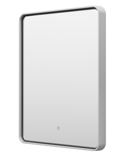 MERCURY - Зеркало 600х800 прямоуг. Rettangolo 6 (платина) нейтр.св. сенсор на зеркале