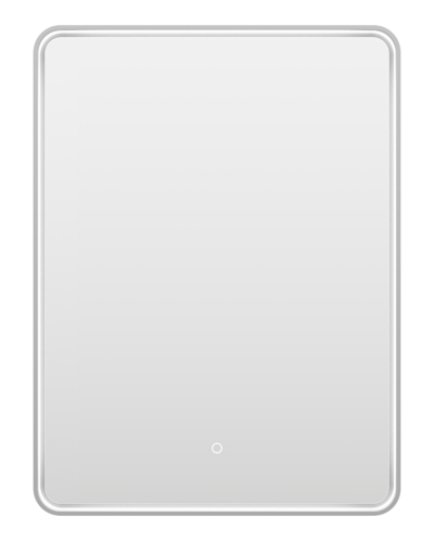 MERCURY - Зеркало 600х800 прямоуг. Rettangolo 6 (платина) нейтр.св. сенсор на зеркале