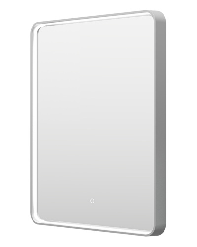 MERCURY - Зеркало 600х800 прямоуг. Rettangolo 6 (платина) нейтр.св. сенсор на зеркале