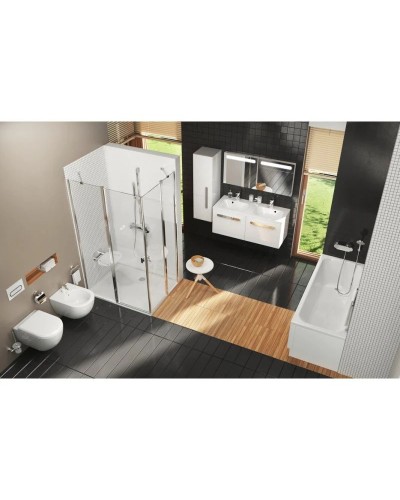 Зеркало с подсветкой белый глянец 60х55 см Ravak Chrome  X000000546