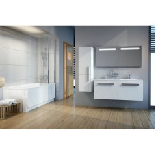 Зеркало с подсветкой белый глянец 60х55 см Ravak Chrome  X000000546