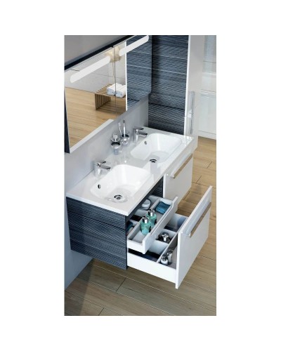 Зеркало с подсветкой белый глянец 60х55 см Ravak Chrome  X000000546