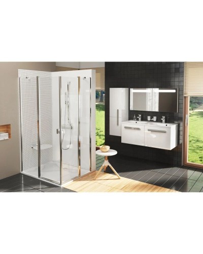 Зеркало с подсветкой белый глянец 60х55 см Ravak Chrome  X000000546