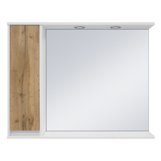 Адриана - 90 Зеркало-шкаф с полочкой левое