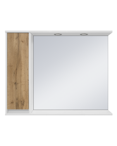 Адриана - 90 Зеркало-шкаф с полочкой левое