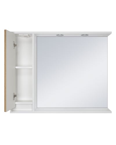 Адриана - 90 Зеркало-шкаф с полочкой левое