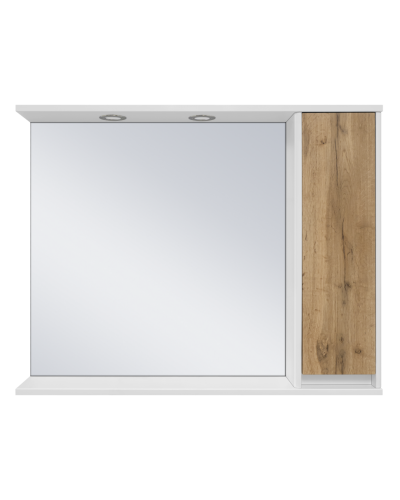 Адриана - 90 Зеркало-шкаф с полочкой правое