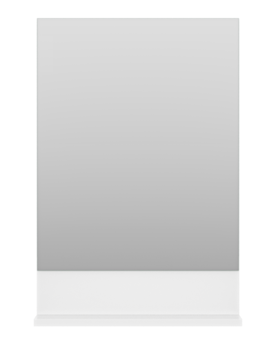 Алиса - 50 Зеркало белое с полкой