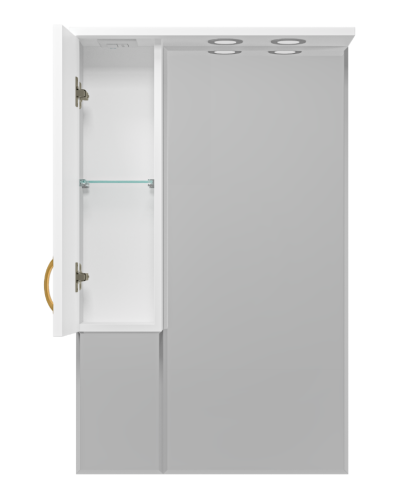 Амбра - 65 зеркало-шкаф лев. (свет)