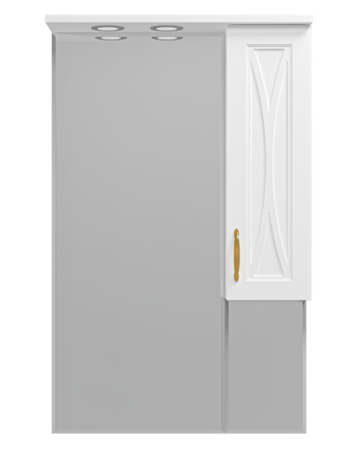 Амбра - 65 зеркало-шкаф прав. (свет)