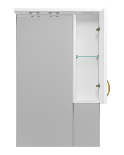 Амбра - 65 зеркало-шкаф прав. (свет)