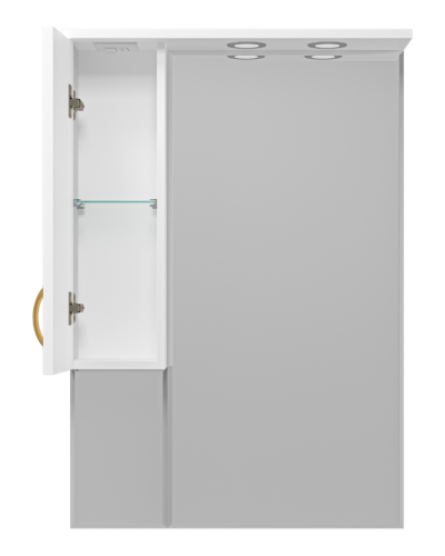 Амбра - 70 зеркало-шкаф лев. (свет)