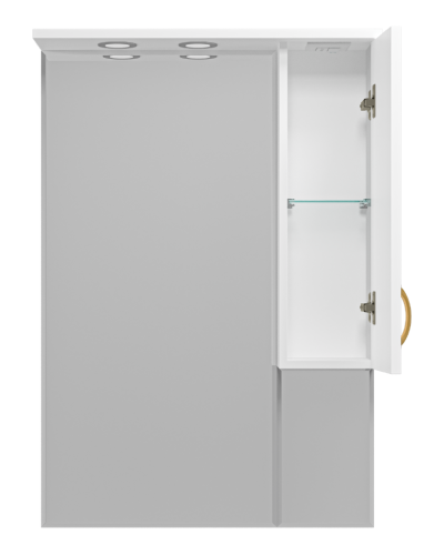 Амбра - 70 зеркало-шкаф прав. (свет)