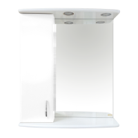 АСТРА-60 зеркало-шкаф лев. (свет)