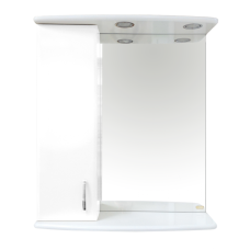 АСТРА-60 зеркало-шкаф лев. (свет)