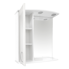 АСТРА-60 зеркало-шкаф лев. (свет)