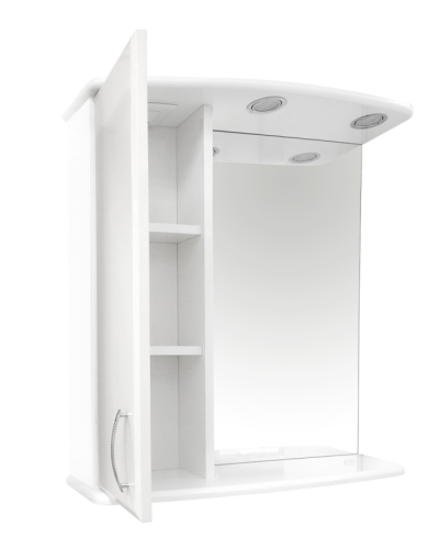 АСТРА-60 зеркало-шкаф лев. (свет)