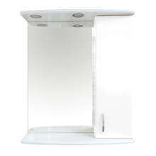 АСТРА-60 зеркало-шкаф прав. (свет)