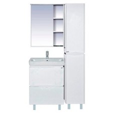 Венера - 55 Зеркало-шкаф лев. со светом белое