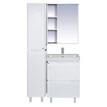 Венера - 55 Зеркало-шкаф прав. со светом белое