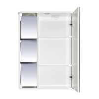 Венера - 55 Зеркало-шкаф прав. со светом комбинированное