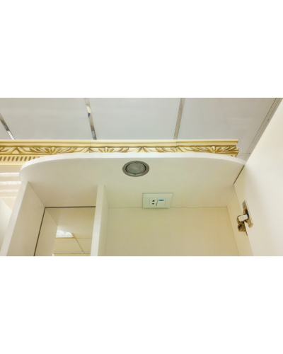 Венера - 55 Зеркало-шкаф прав. со светом комбинированное