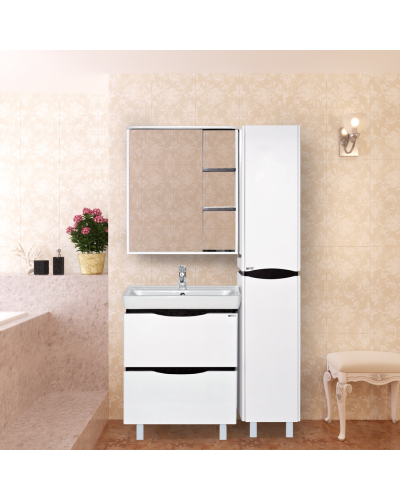 Венера - 60 Зеркало-шкаф лев. со светом комбинированное