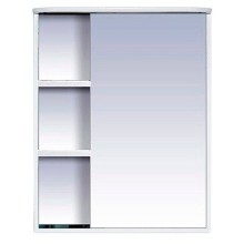 Венера - 60 Зеркало-шкаф прав. со светом белое