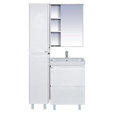 Венера - 60 Зеркало-шкаф прав. со светом белое