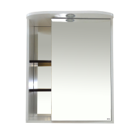 Венера - 60 Зеркало-шкаф прав. со светом комбинированное