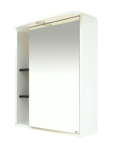 Венера - 60 Зеркало-шкаф прав. со светом комбинированное