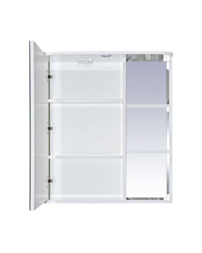 Венера - 70 Зеркало-шкаф лев. со светом белое